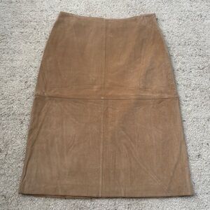 Vintage Brooks 346 Suede Skirt